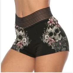 Reeva High Waist Gothic Shorts -Gothic Clothing Store 4 b103c134 18d2 464c a932 0719e3c79ce6