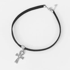 Ankh Cross Charm Choker -Gothic Clothing Store 4 bf113b57 2217 4614 a45c ed4e80e5e658