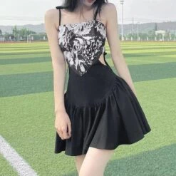 Hellish Gal Goth Mini Dress