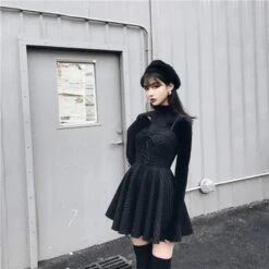 Untamed Goth Mini Dress -Gothic Clothing Store 4 c67e9b18 c370 464d 8ea4 79ee26c714e8