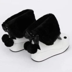 B&W Bunny Toe Shoes -Gothic Clothing Store 4 cb037b82 c771 47ed 9168 3f750de70236