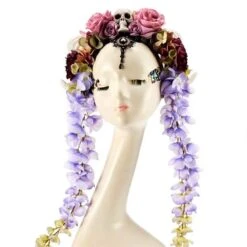 Skull Flower Veil Headband -Gothic Clothing Store 4 d22f2cda e6be 4b4e 9574 b62bd11fdec7