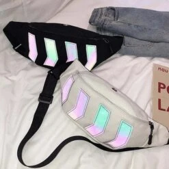 Frey Reflective Fanny Pack -Gothic Clothing Store 4 d53f88e6 d2cb 4d94 914c ad8fba1fff98