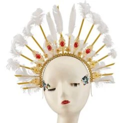 Crystal Feather Cosplay Headband -Gothic Clothing Store 4 d9ff9e0d 7095 4da3 97be 855787d76f7d