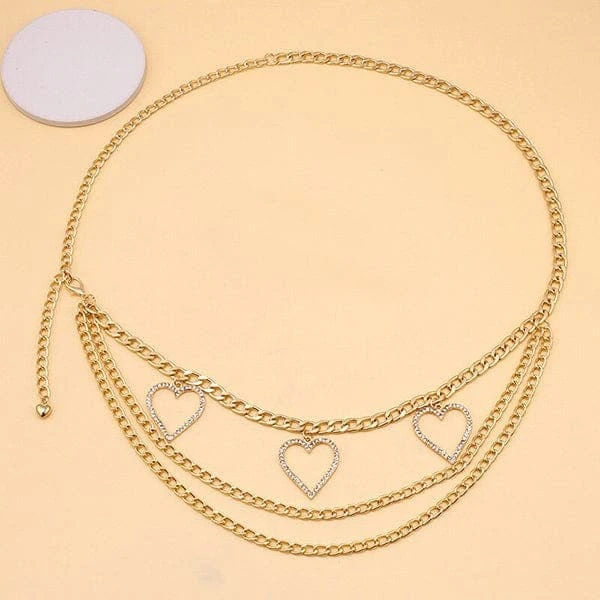 Peach Heart Waist Chain 4 Peach Heart Waist Chain - Image 4