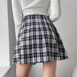 Crime Love Plaid Mini Skirt -Gothic Clothing Store 4 f456309f ec5d 4371 8031 b8880b5eb7f3
