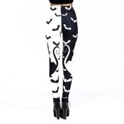B&W Batty Leggings -Gothic Clothing Store 4 f88e58cb 6a22 4b1b 89ea f207401db50a