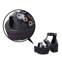 Gothic Rivet Sandals -Gothic Clothing Store 5.1 c92ea154 8ed0 44c7 9d37 6b4eb1229bc4