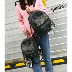 Rivets Overload Leather Backpack -Gothic Clothing Store 5 221c162b 43d1 4b72 b951 97b876019c71