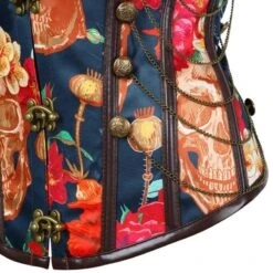 Vintage Punk Floral Corset -Gothic Clothing Store 5 292461b8 43e6 45ba a14c b7b2159db786