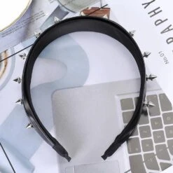 Gothic Punk Rivet Headband -Gothic Clothing Store 5 4af83300 eb11 4919 9482 3f5cf99803dd