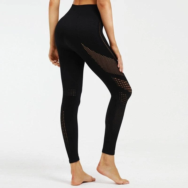 Sexy Hollow Fitness Leggings 2 Sexy Hollow Fitness Leggings - Image 2