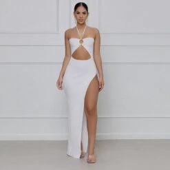 Night Queen Halter Maxi Dress -Gothic Clothing Store 5 5a076523 bf47 4ac3 9e07 131ff7bf274a