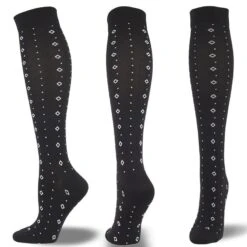 Gothic Black Compression Socks -Gothic Clothing Store 5 5c096697 449b 49a1 9ba4 8fddbd7c7b4c