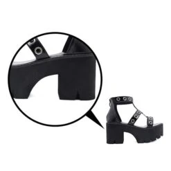 Gothic Rivet Sandals -Gothic Clothing Store 5 69d7d871 dc83 49cc 9393 767475d2fce8