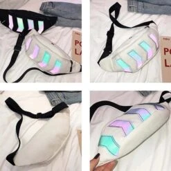 Frey Reflective Fanny Pack -Gothic Clothing Store 5 73763e1f 2107 4a96 8c7a 52c044f0259b