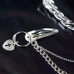 Silver Chain Link Headband -Gothic Clothing Store 5 92bc0c76 7f46 462c bcf6 5a028f218ab2