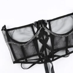 Black Hollow Fashion Corset -Gothic Clothing Store 5 a1221bab b94c 4565 a086 da29cb804964