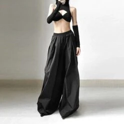 Sea Of Black Wide Leg Pants -Gothic Clothing Store 5 c96c37ff 7467 4774 8290 e287e79d7abc