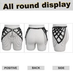 Katriona Leather Belt With Chains -Gothic Clothing Store 5 cf72f1b9 d9d2 466d af26 6c2c6a2c17ab