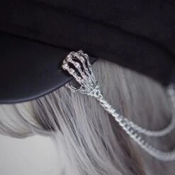 Death Claw Beret Hat -Gothic Clothing Store 5 d394c7f9 15eb 4dcc 9aa4 fc796d5e9cb4