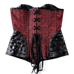 Faux Leather Red Punk Corset -Gothic Clothing Store 5 d7561e02 7bbf 4365 9c8b 5476a242259d