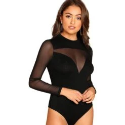 Missguided Black Sexy Bodysuit -Gothic Clothing Store 5 d956f71e 0993 4aa5 b361 706084a772ec