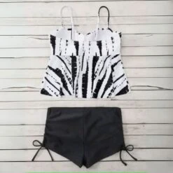 Retro Chic High-Waist Tankini Set With Shorts -Gothic Clothing Store 5 dcd6ddb0 33ef 4568 b8f0 10f709d78264