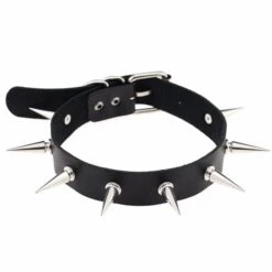 Silver Spiked Leather Choker 27 Silver Spiked Leather Choker -Gothic Clothing Store 5 e9a8efdf d6a7 4e76 af9e 24e2812c91b7