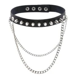 Emo Punk Chained Choker 22 Emo Punk Chained Choker -Gothic Clothing Store 5 ebec7e43 e52c 49ca a97b af2a11bf4866