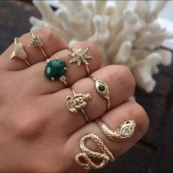 Bohemia Vintage Style Ring Sets -Gothic Clothing Store 5 f2fa617d debe 4e82 bc28 597eb0bf9a03