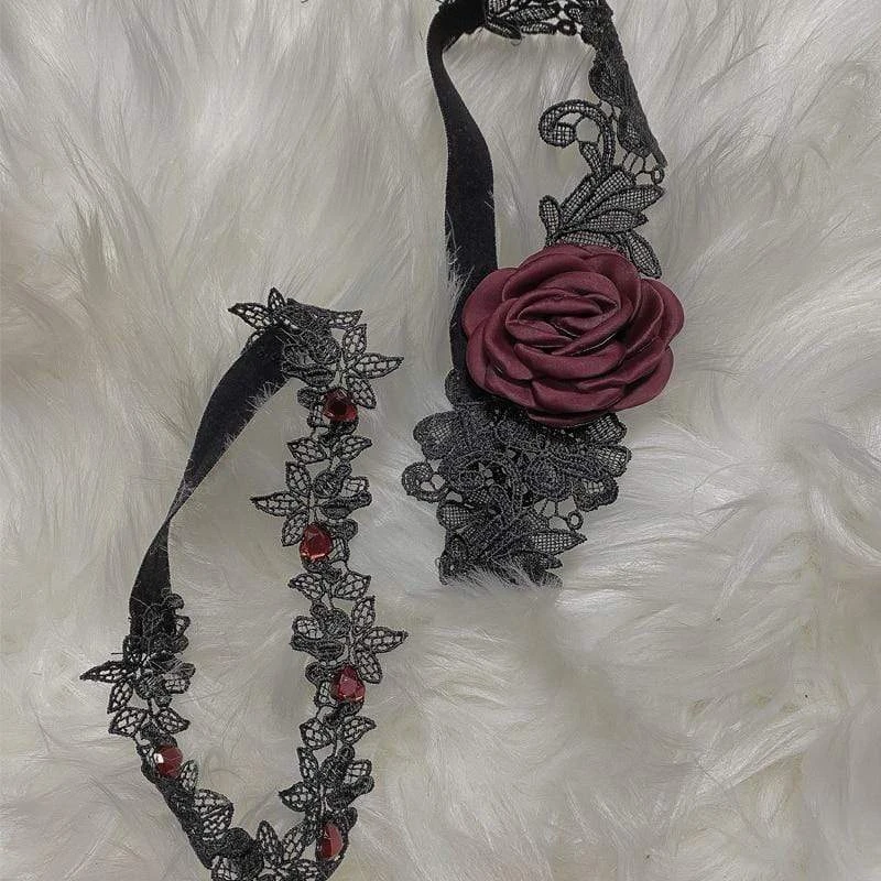 Bloody Mary Lace Leg Garters 3 Bloody Mary Lace Leg Garters - Image 3