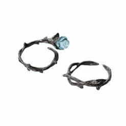 Rose & Pearl Thorn Rings -Gothic Clothing Store 5 f94d8042 2723 4715 86ba e29329f8477c
