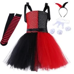 Harley Quinn Inspired Girls Tutu Dress -Gothic Clothing Store 6 09e33851 8452 4687 a328 377624ab880c