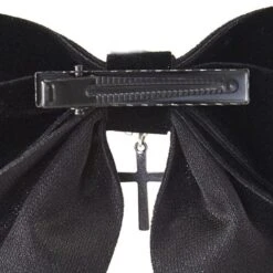 Velvet Bowknot Hair Clip -Gothic Clothing Store 6 37ab78ec e12c 48b9 8ee6 fb71b5289347