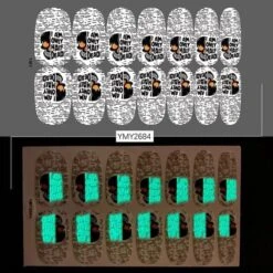 Spooktacular Glow In The Dark Nail Stickers -Gothic Clothing Store 6 40ed6613 a031 4ae4 aaf7 b1ca3a15907f