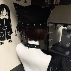 Twisted Illusions Harajuku Beret Hat -Gothic Clothing Store 6 48291501 136f 4c71 a0cb 1f54bed05155