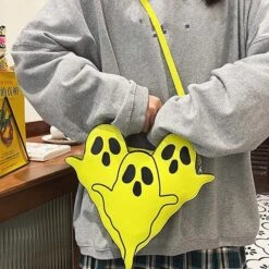 Triple Ghost Crossbody Bag -Gothic Clothing Store 6 5ba88b1c 888c 44b0 9414 93575e04c337