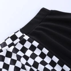 B&W Gothic Checkered Skirt 17 B&W Gothic Checkered Skirt -Gothic Clothing Store 6 5ce84b74 8bc9 4863 a12d 9f2daf369149