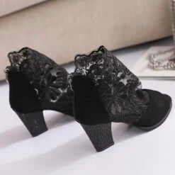 Chiffon Mesh Shoes -Gothic Clothing Store 6 662907fa e924 43db 9ec4 fd5a4aaff048