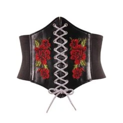 Brutal Bloom Black Corset Belt -Gothic Clothing Store 6 7cfa0a6b 92ac 4efe ab94 efedfab798e2