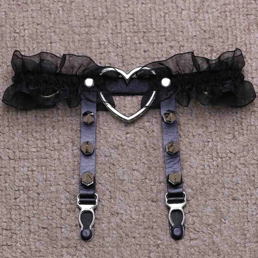 Love Punk Gothic Leg Garter 3 Love Punk Gothic Leg Garter - Image 3