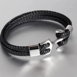 Anchorman Leather Bracelet -Gothic Clothing Store 6 a12a957c 2861 449e a182 8564dc8e3184