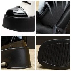 Julie Platform Saddle Shoes -Gothic Clothing Store 6 b0eb4741 b01b 4b12 9e38 8a1aa8487f23