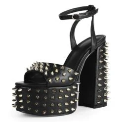 Hell's Thorns Platform Sandals -Gothic Clothing Store 6 b21ba686 b811 475d 9cc5 189aa5fc72be