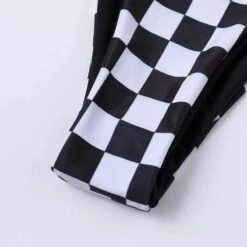 B&W Plaid Swimsuit -Gothic Clothing Store 6 ca4cfb10 885a 40ff bfdb b247242f6e0e