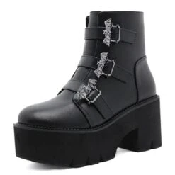 Bat Lives Matter Ankle Boots -Gothic Clothing Store 6 d8d5995e c593 4f7f b416 09288d838576
