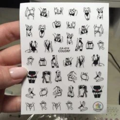 Abstract Girl Nail Stickers 19 Abstract Girl Nail Stickers -Gothic Clothing Store 6 e89cd0d0 aba3 4917 aff5 c17d4ac92446