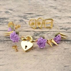 Lolita Floral Heart Lock Choker -Gothic Clothing Store 6 ea45cb87 906a 4bd1 a0c0 a87336d3e085