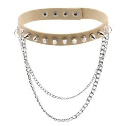Emo Punk Chained Choker 29 Emo Punk Chained Choker -Gothic Clothing Store 6 f5ba9fd0 278d 4b25 be2b 442d303a7ec7